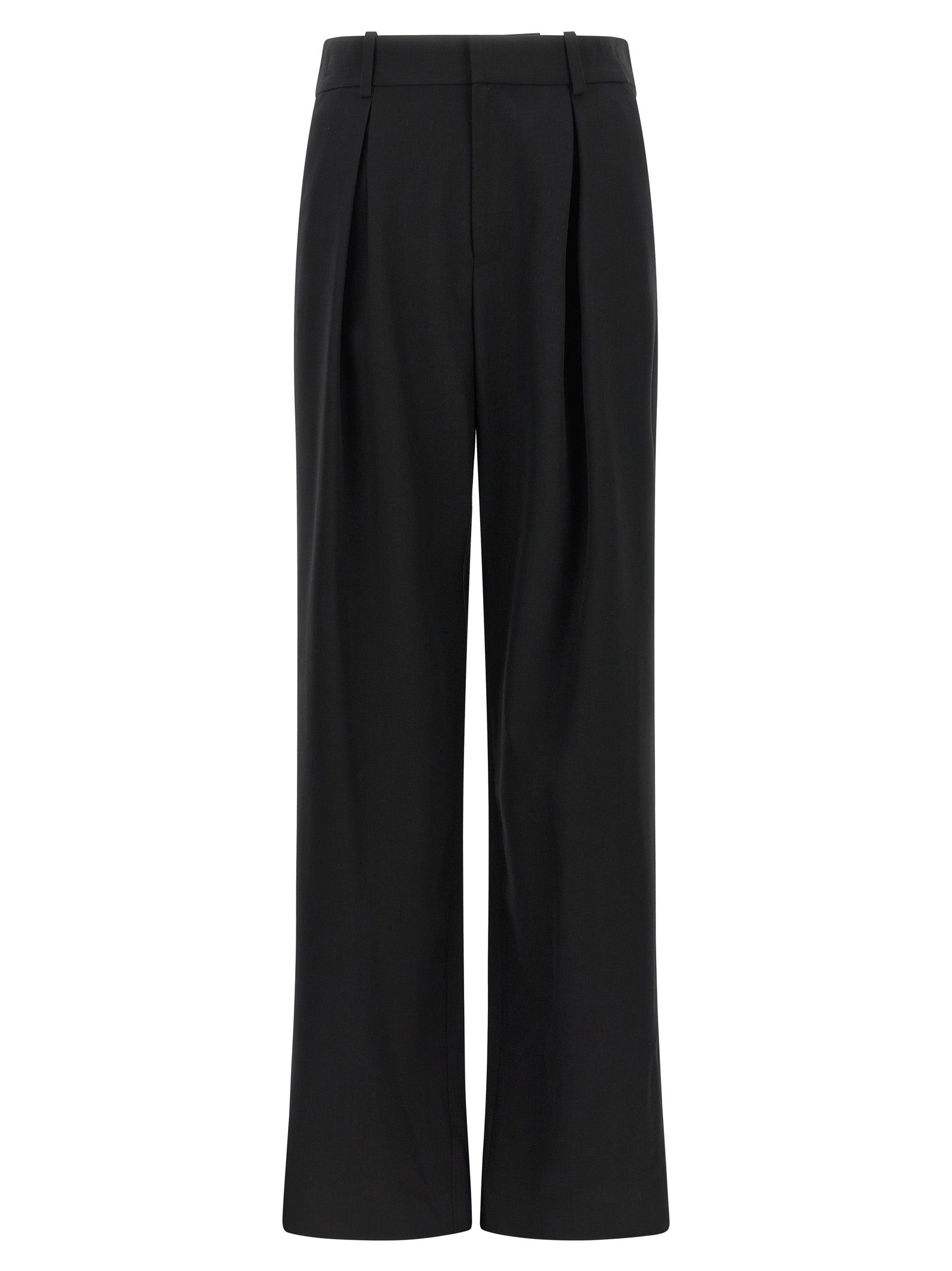 MM6 Maison Margiela Schwarze Freizeithose aus Polyester