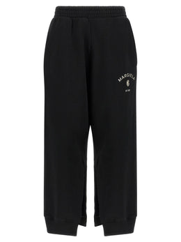 MM6 Maison Margiela Schwarze Baumwoll-Jogginghose (Trainingshose)