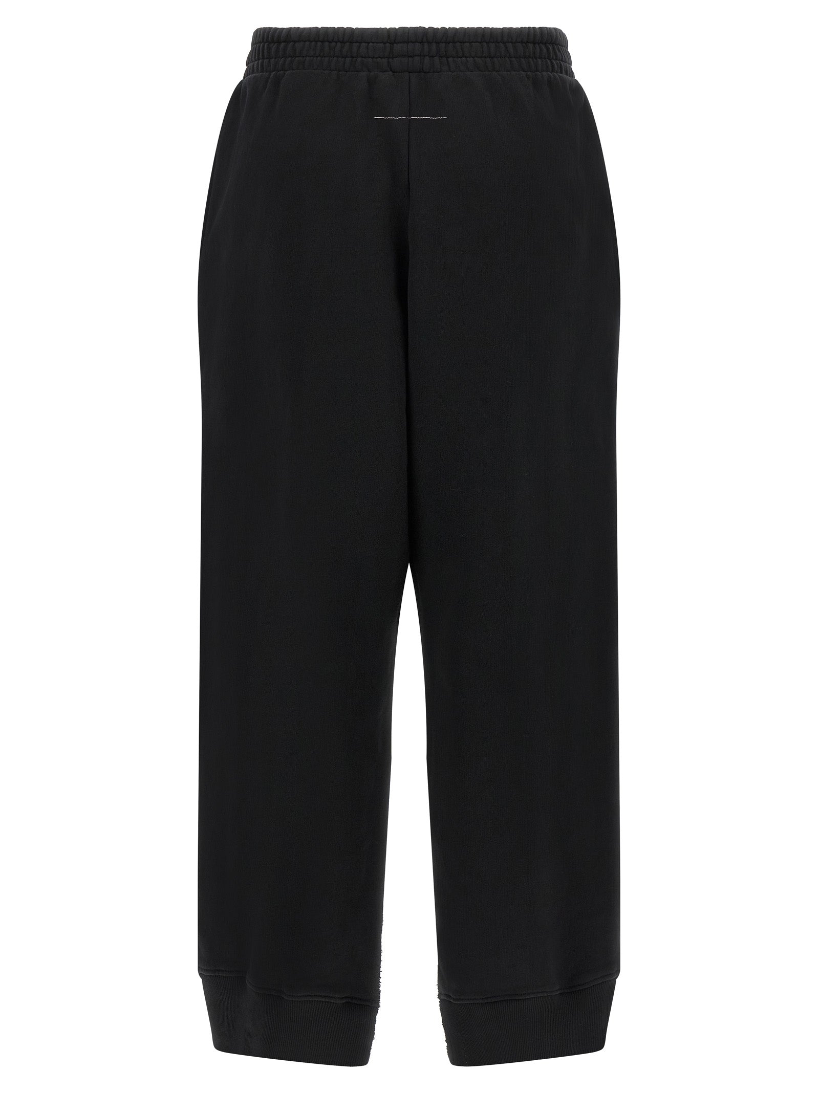 MM6 Maison Margiela Schwarze Baumwoll-Jogginghose (Trainingshose)
