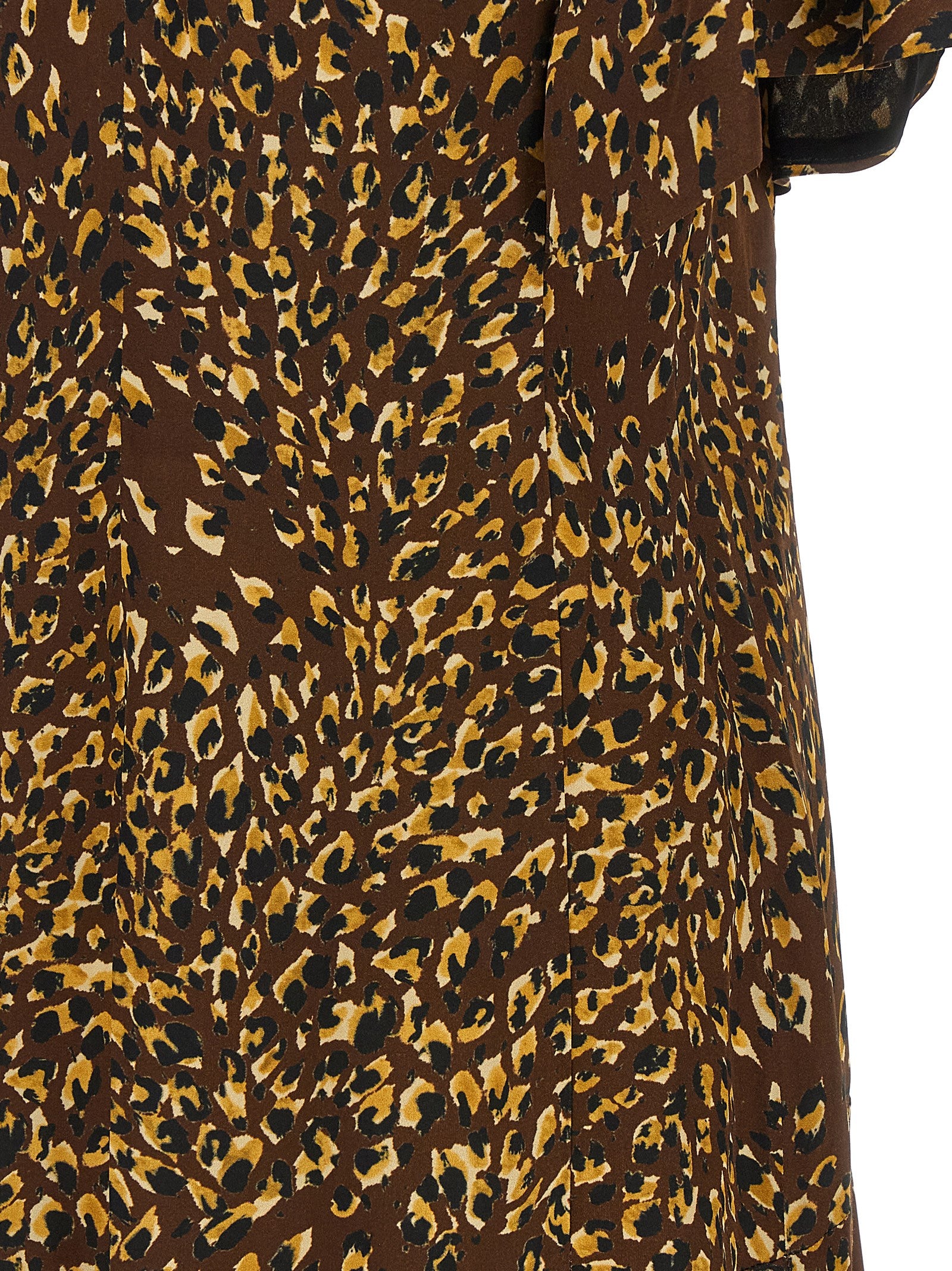 Twinset Braunes Viskose-Maxikleid