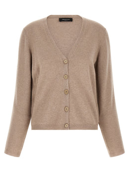 Fabiana Filippi Beige Virgin Wool Cardigan