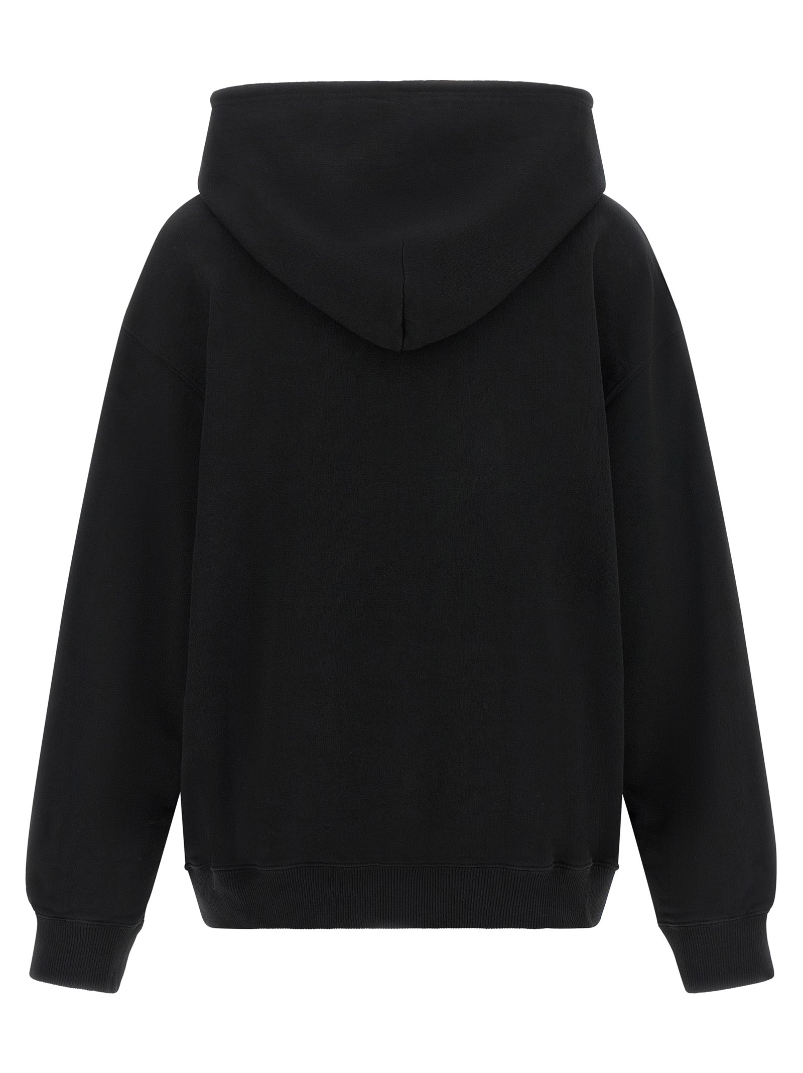 MM6 Maison Margiela Schwarzer Baumwoll-Sweatshirt