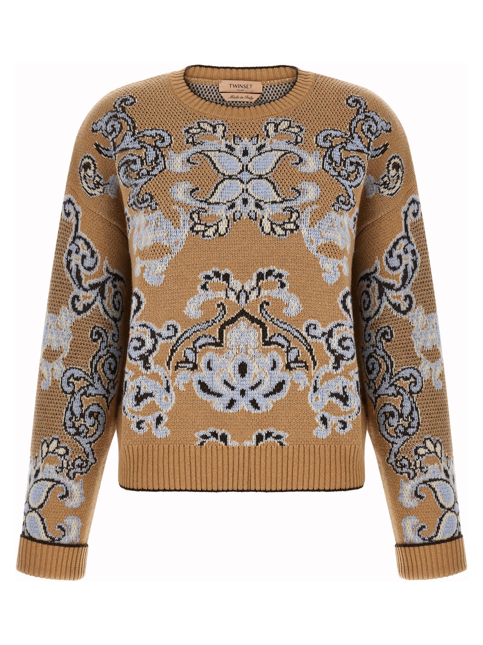 Twinset Brauner Wollcardigan