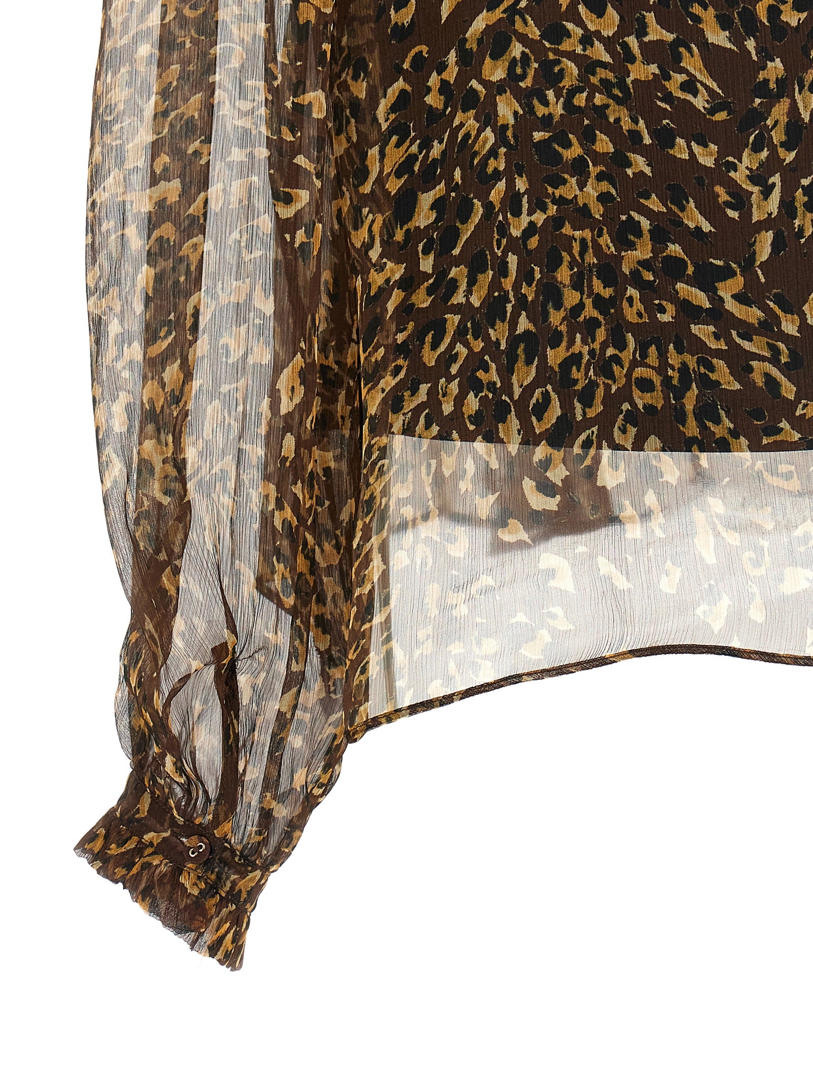 Twinset Braunes Hemd aus Polyester