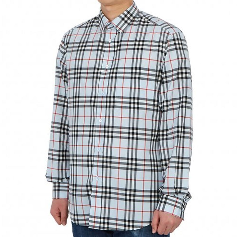 Burberry Blaues Baumwollhemd