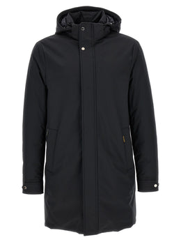 MooRER Blauer Wollparka