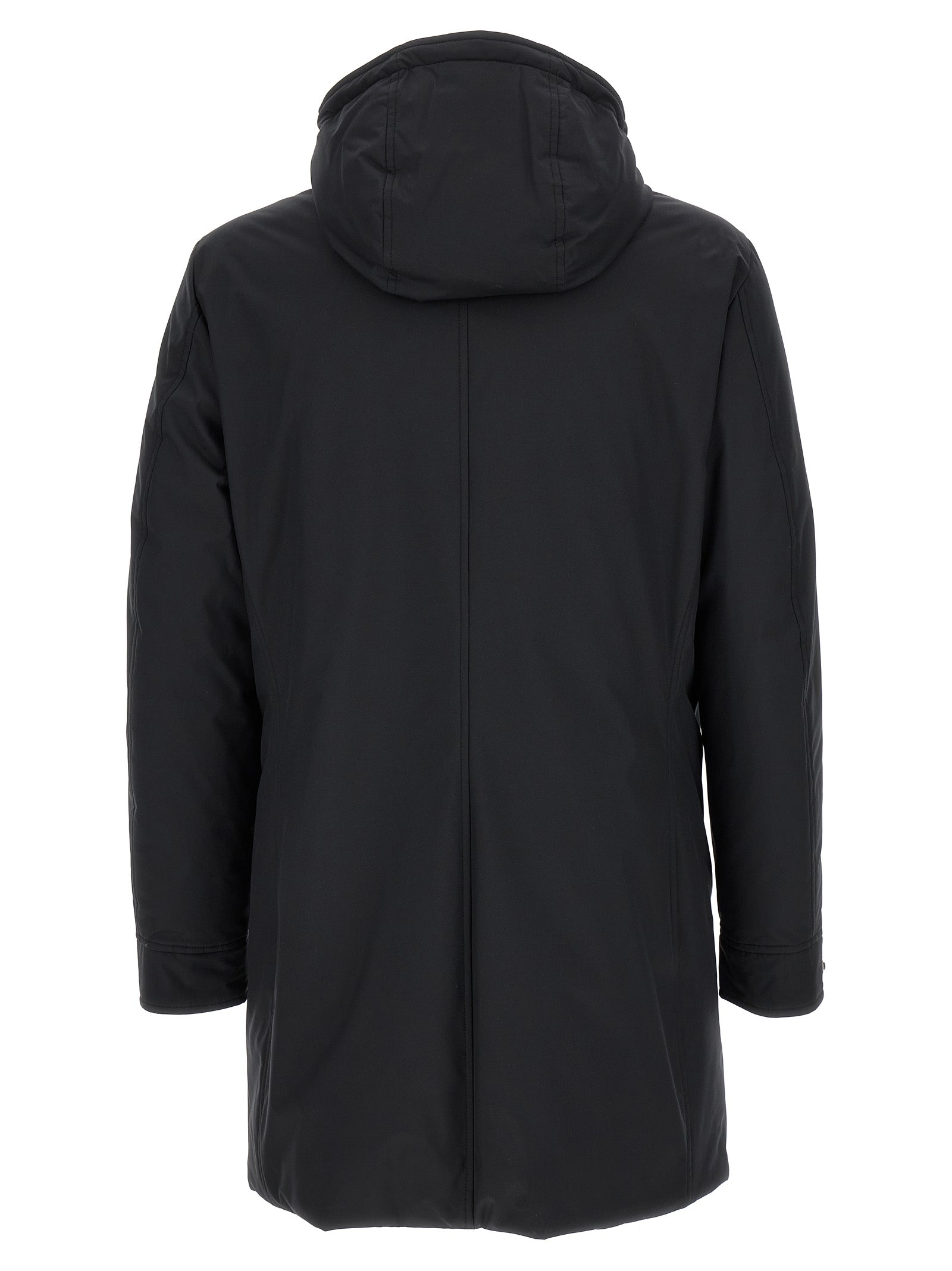 MooRER Blauer Wollparka