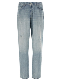 MM6 Maison Margiela Blaue Jeans aus Baumwolle im geraden Schnitt