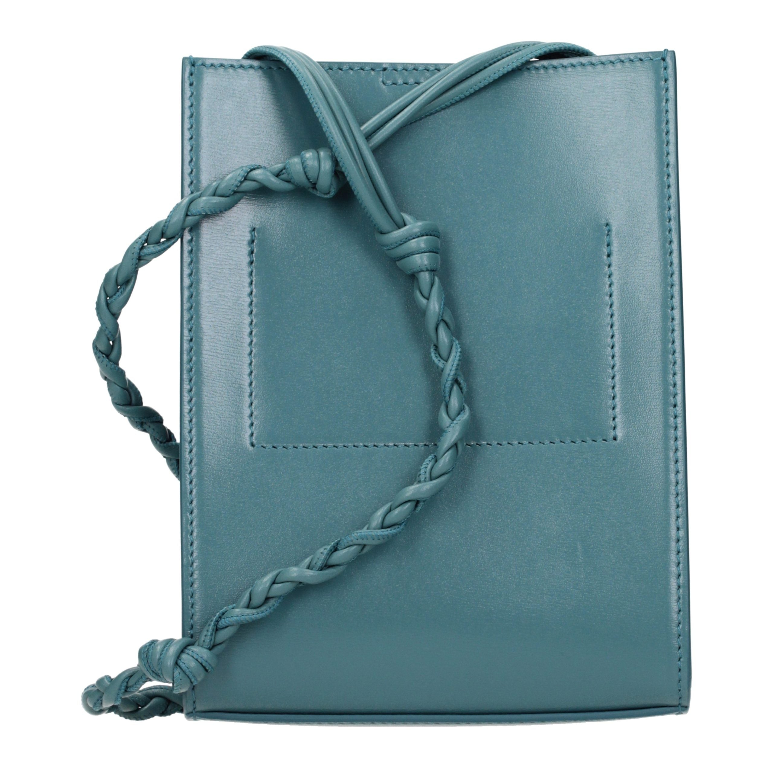 Jil Sander Grüne Leder Crossbody Tasche