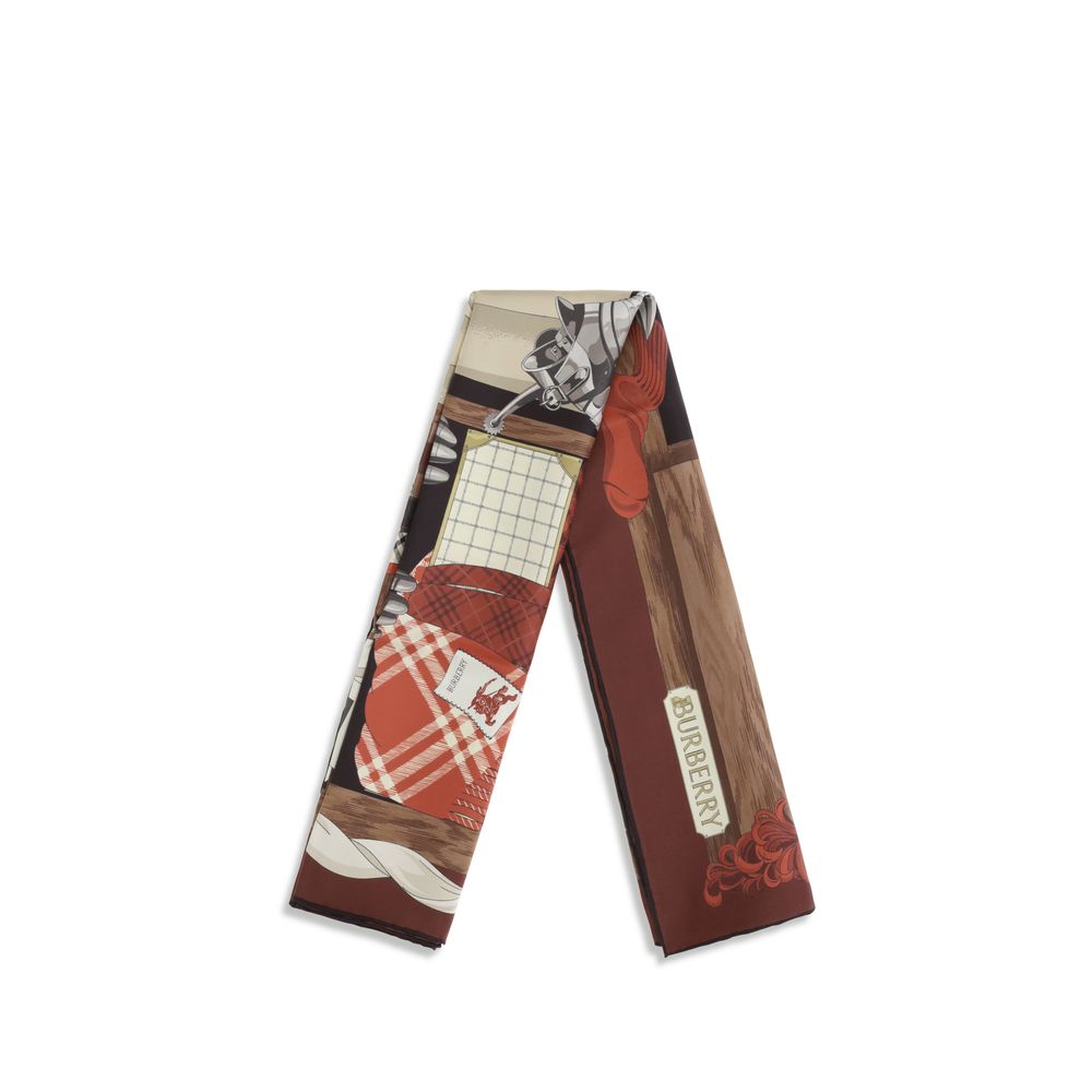 Burberry Brauner Seidenschal