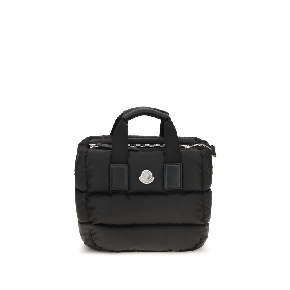 Moncler Schwarze Bos Taurus Kalbsleder Schultertasche