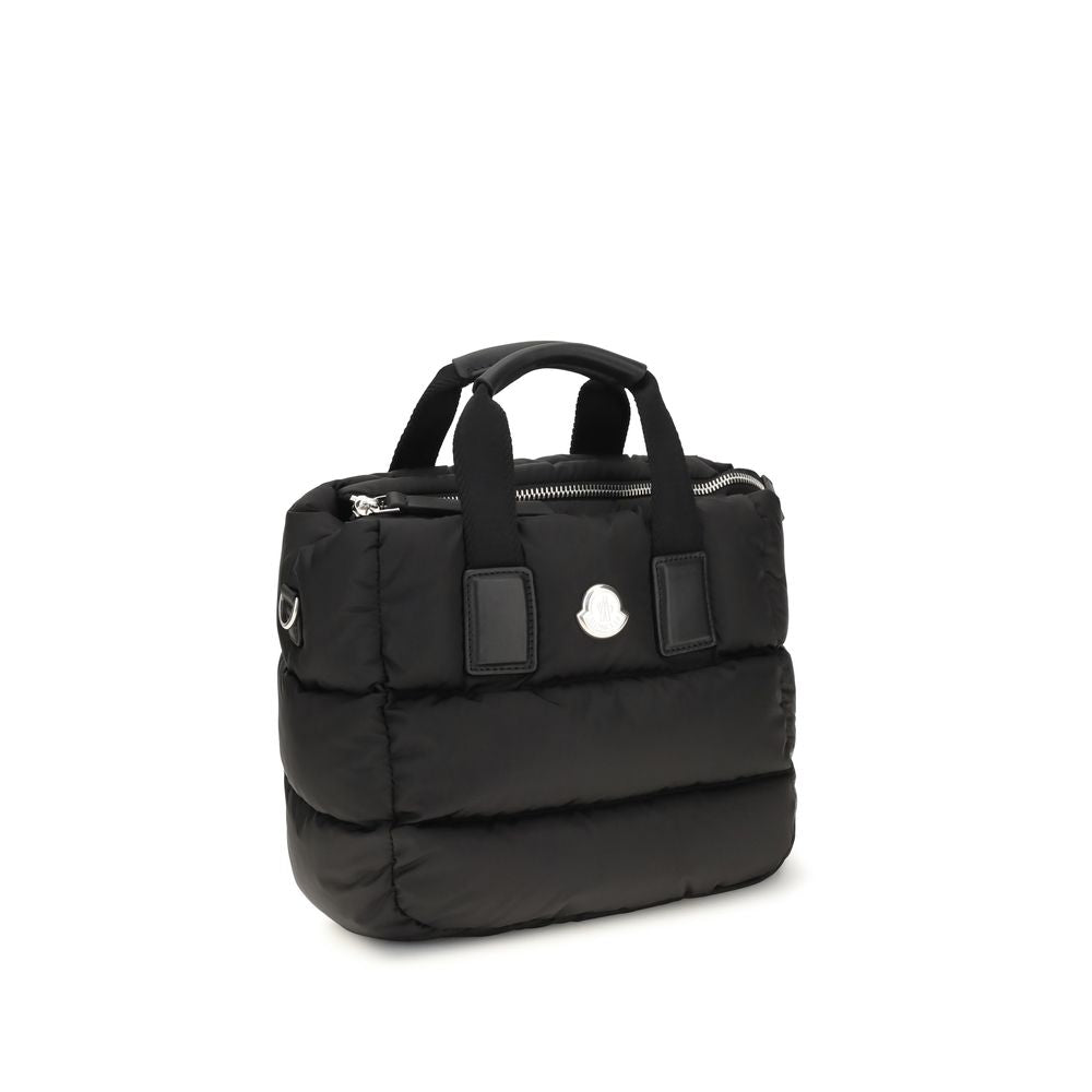 Moncler Schwarze Bos Taurus Kalbsleder Schultertasche