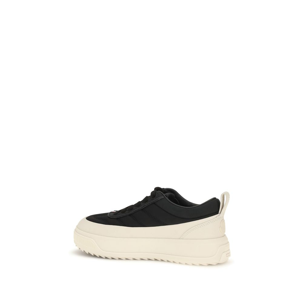 Moncler Schwarze Polyamid-Sneaker für Sport