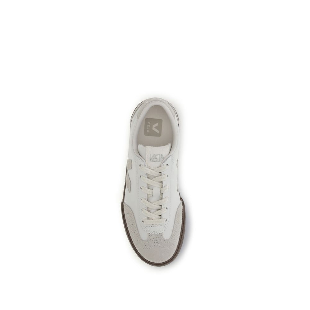 Veja Weiße Bos Taurus Kalbsleder Athletic Sneaker