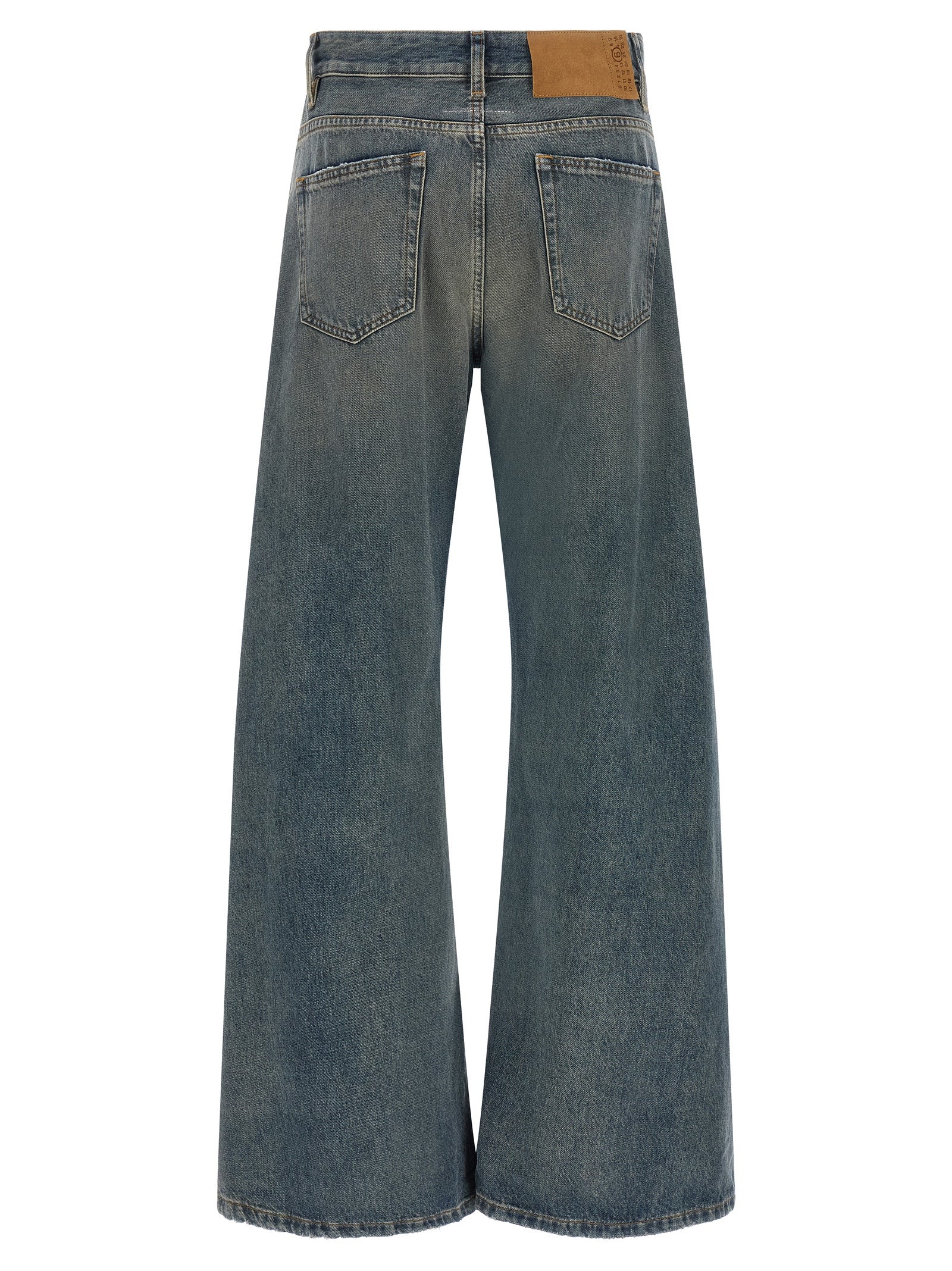 MM6 Maison Margiela Blaue Baumwolljeans Denim