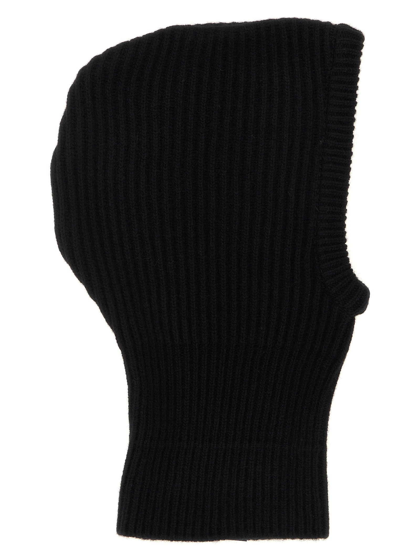MM6 Maison Margiela Schwarzer Wollhut