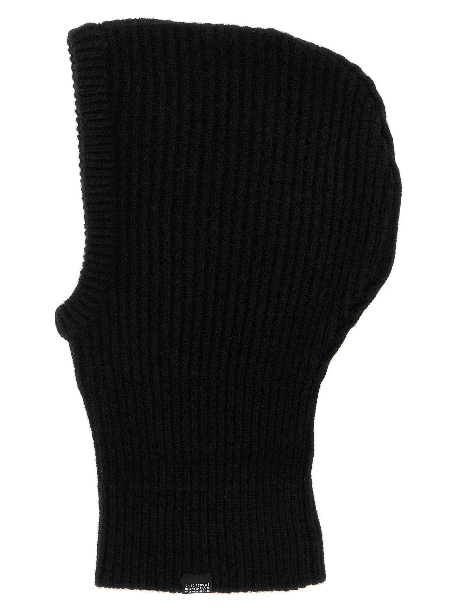 MM6 Maison Margiela Schwarzer Wollhut