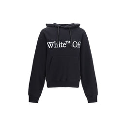 Off-White Schwarzer Baumwoll-Sweatshirt