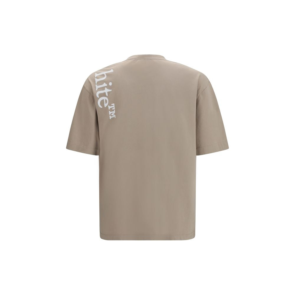 Off-White Beiges Baumwoll-T-Shirt