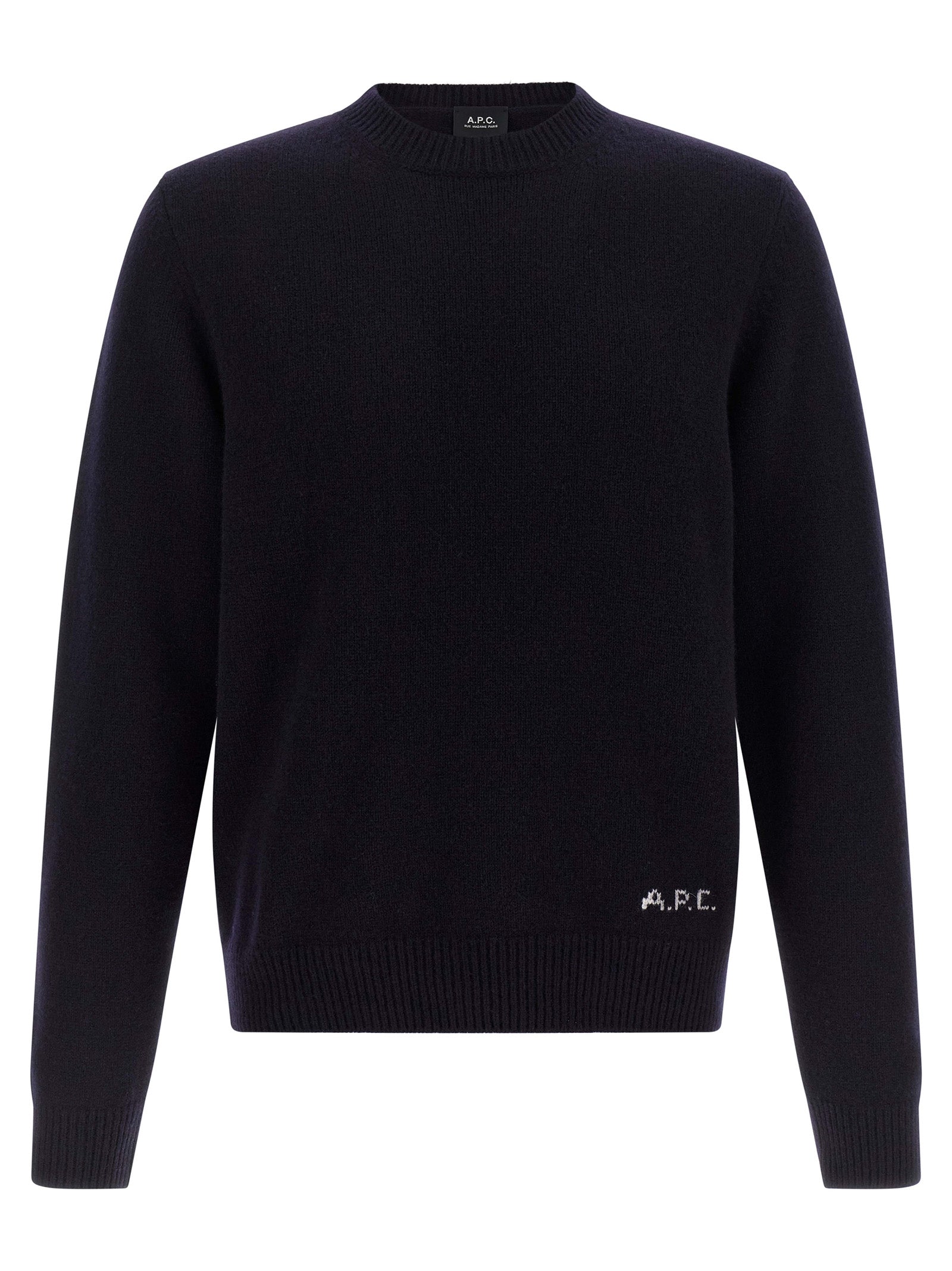 A.P.C. Blauer Wollcardigan