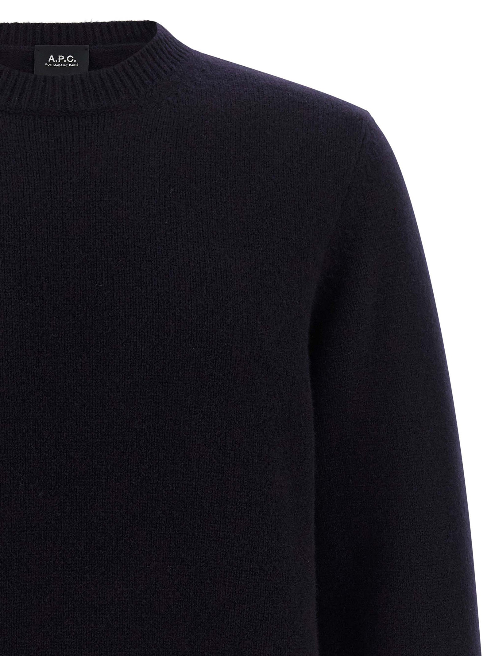 A.P.C. Blauer Wollcardigan