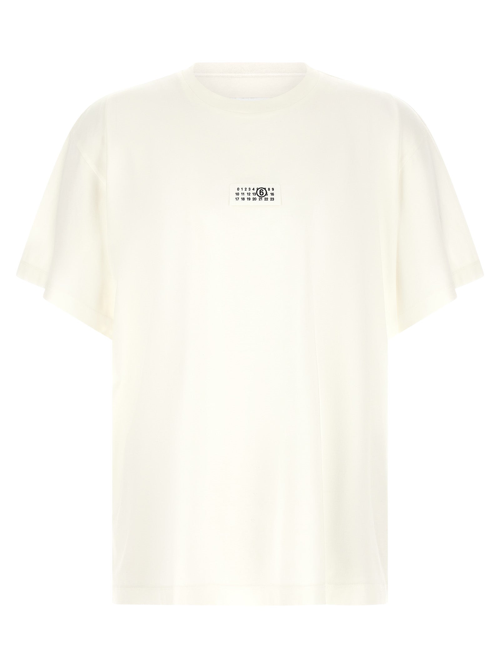 MM6 Maison Margiela Weißes Baumwoll-T-Shirt