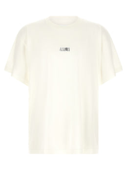 MM6 Maison Margiela Weißes Baumwoll-T-Shirt