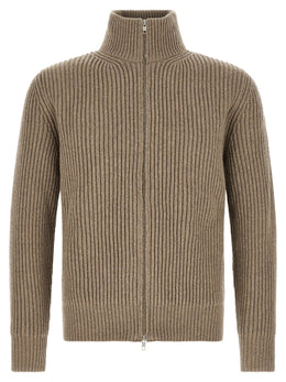 MM6 Maison Margiela Beige Wollmantel Lang
