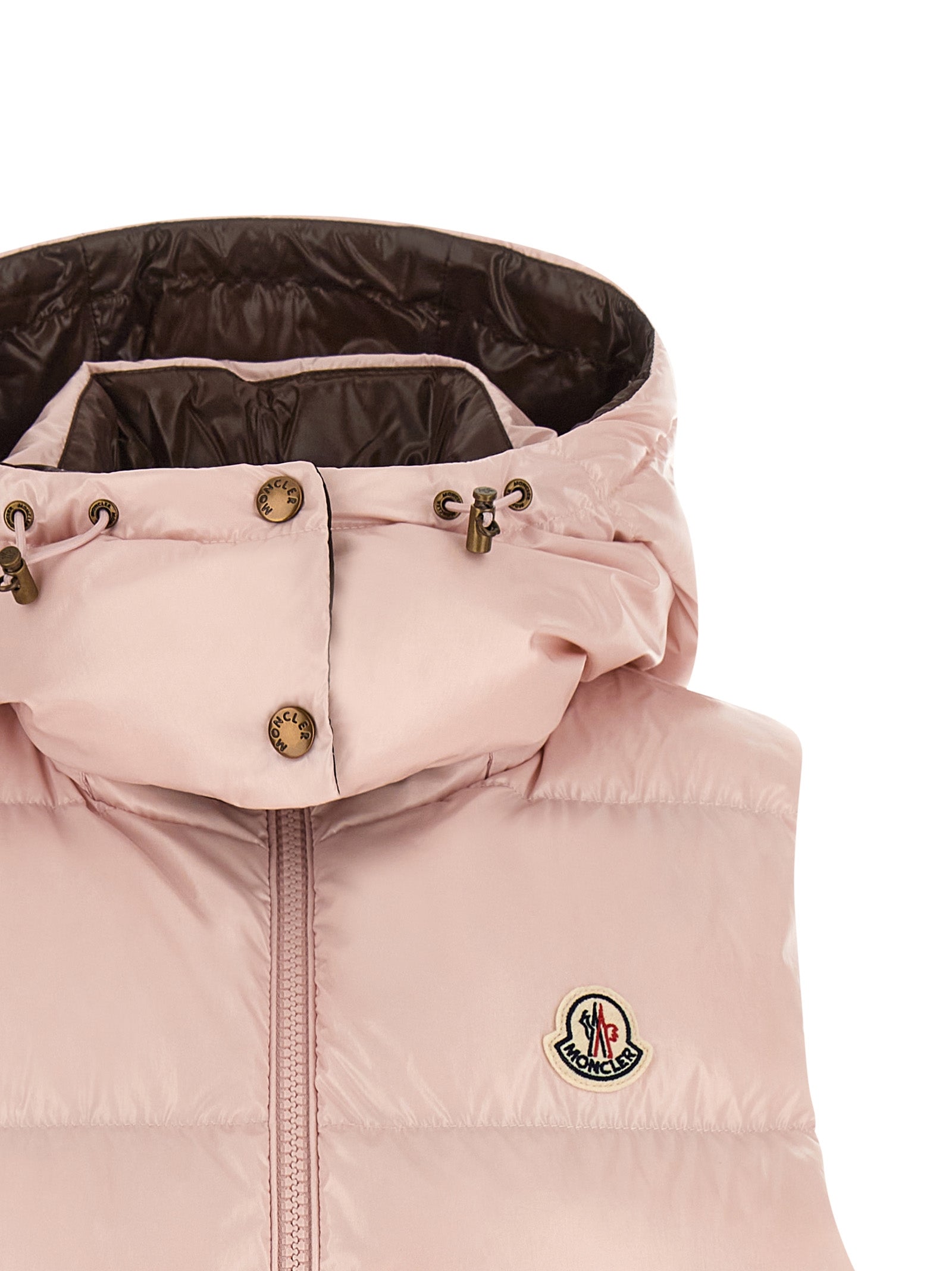 Moncler Ärmellose Weste aus mehrfarbigem Polyamid