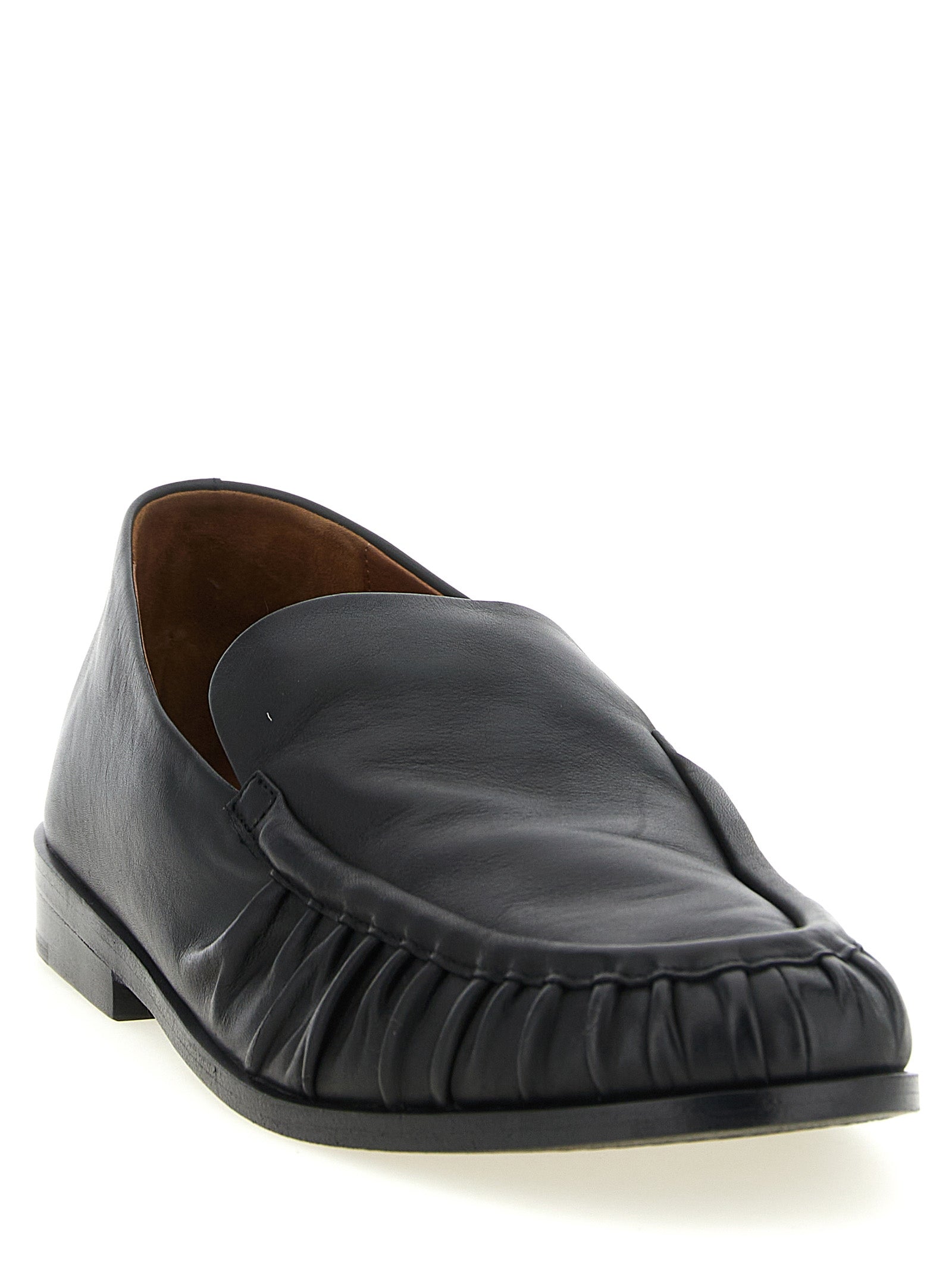 Marsell Schwarze Loafer aus Kalbsleder zum Hineinschlüpfen