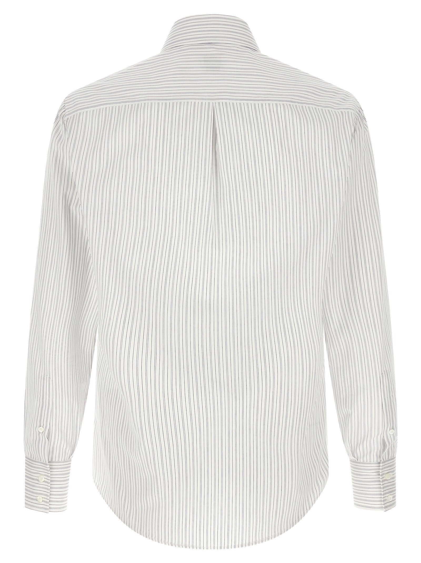 Brunello Cucinelli Blaue Baumwollbluse
