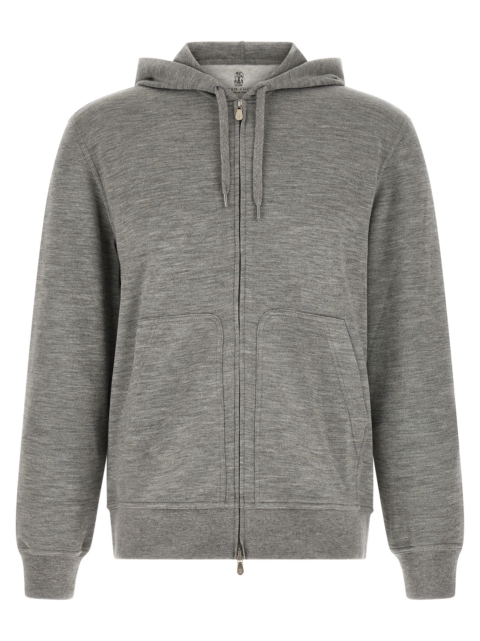 Brunello Cucinelli Grauer Kaschmir-Pullover