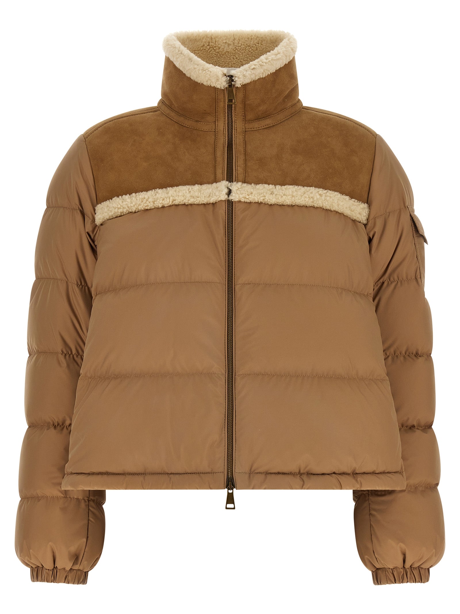 Moncler Beiger Wollmantel