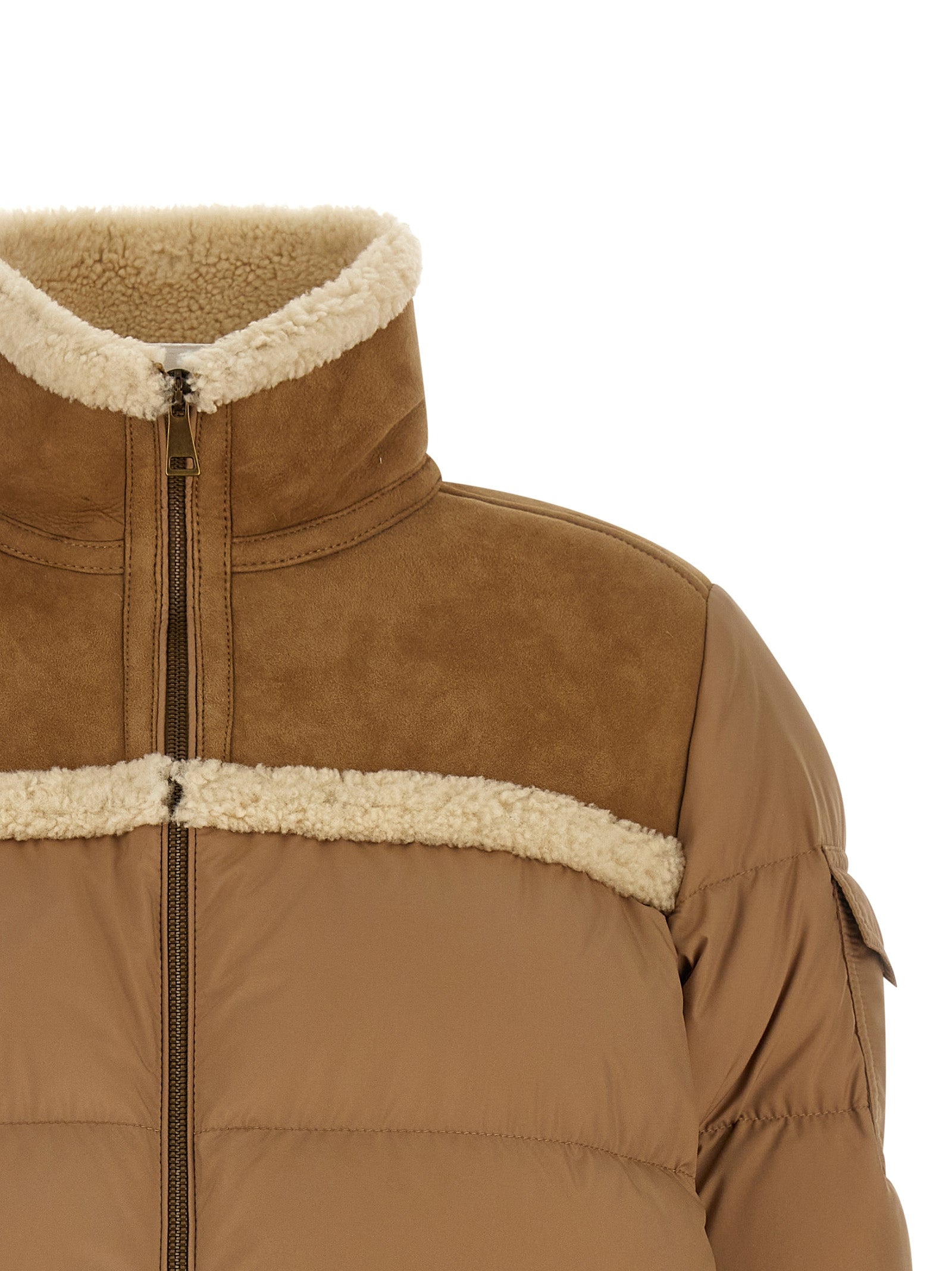 Moncler Beiger Wollmantel
