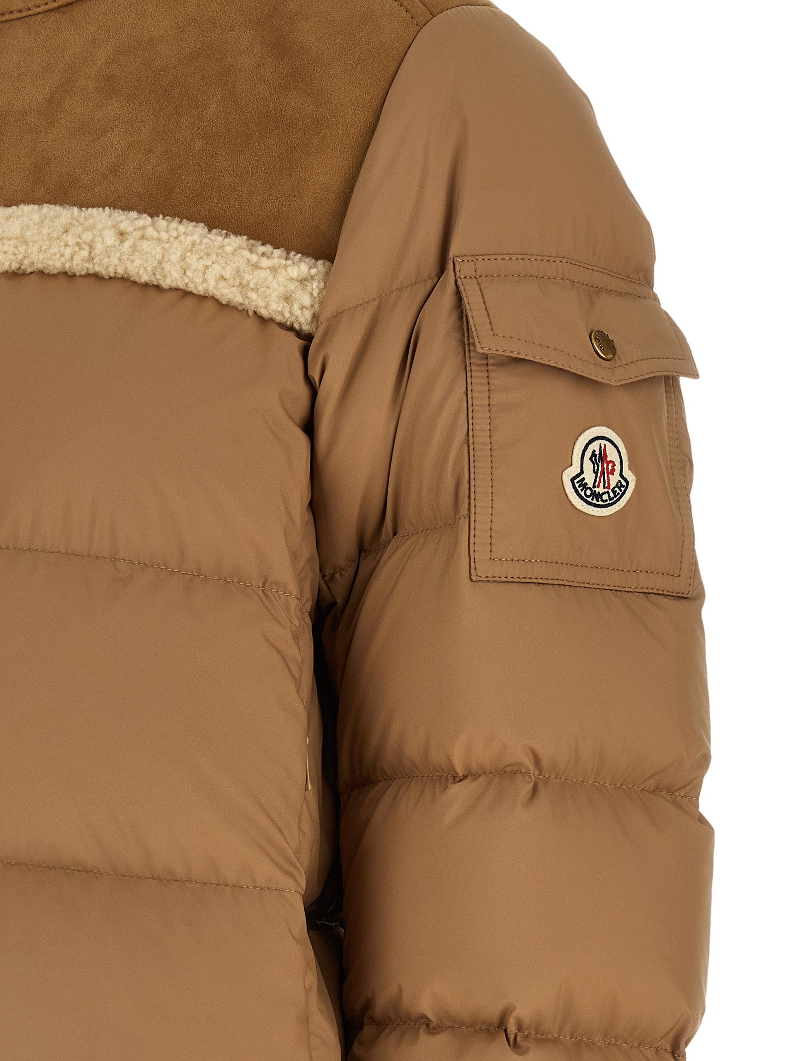 Moncler Beiger Wollmantel