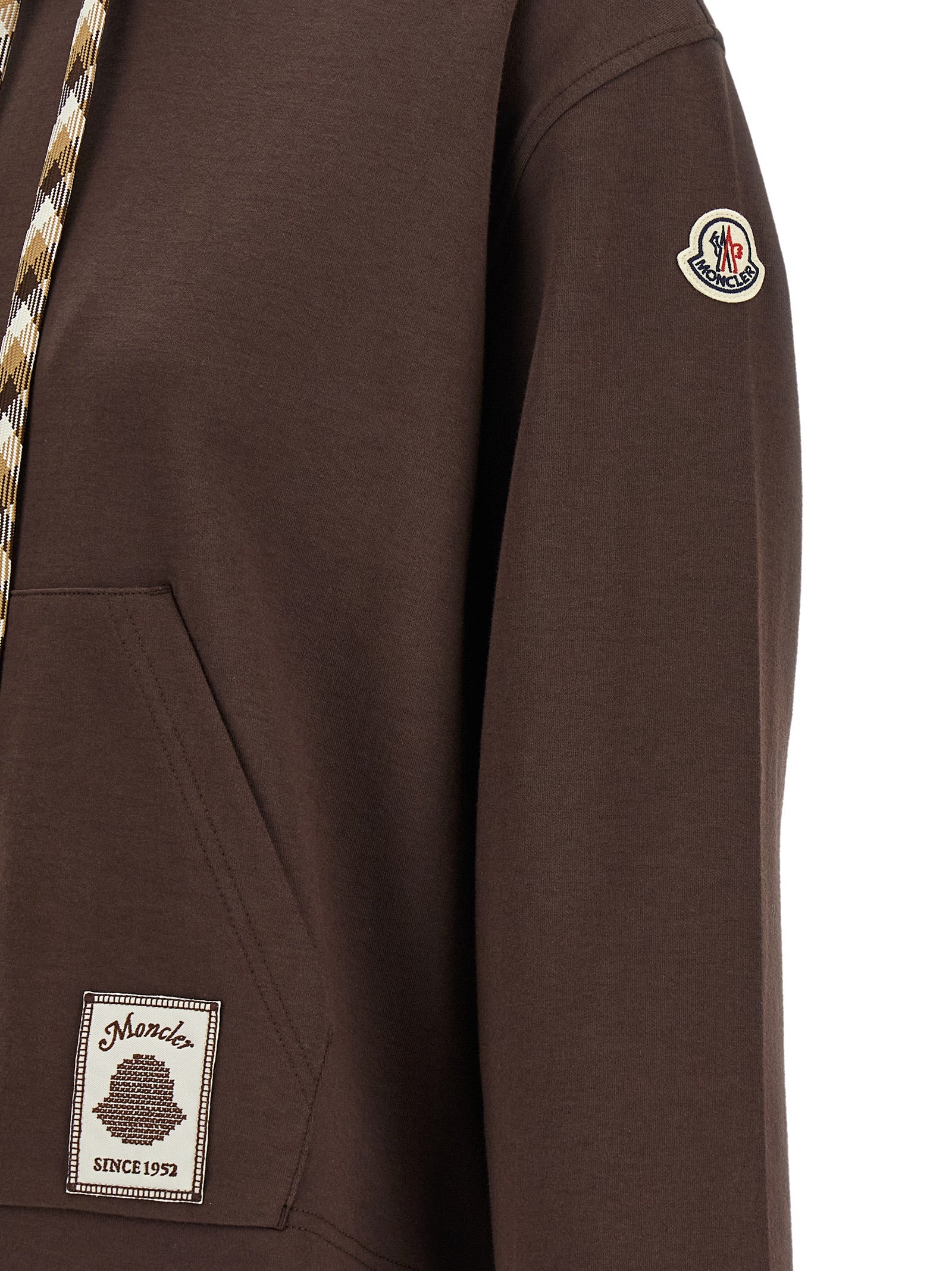 Moncler Brauner Baumwoll-Sweatshirt