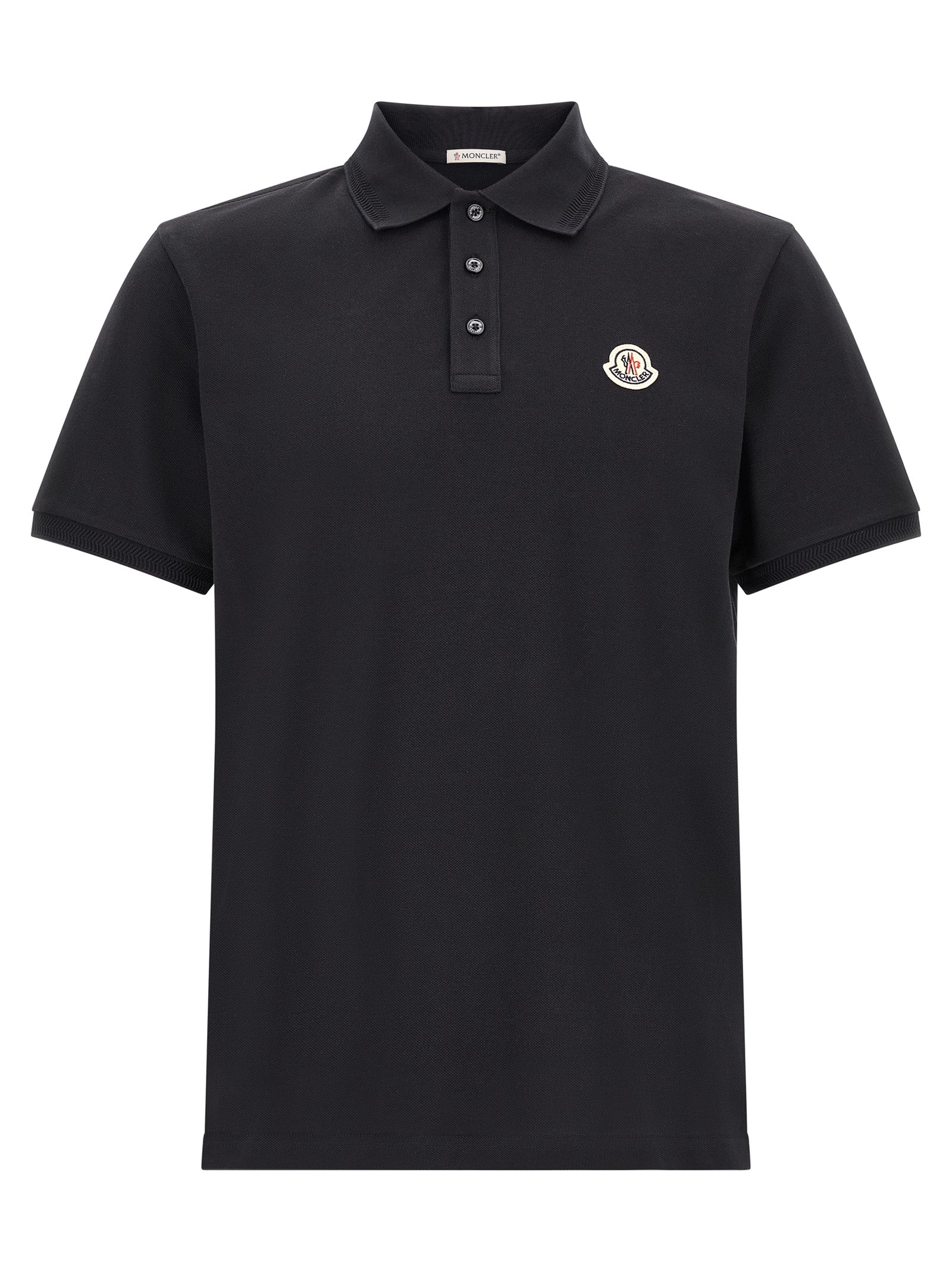 Moncler Blaues Baumwoll-Polohemd