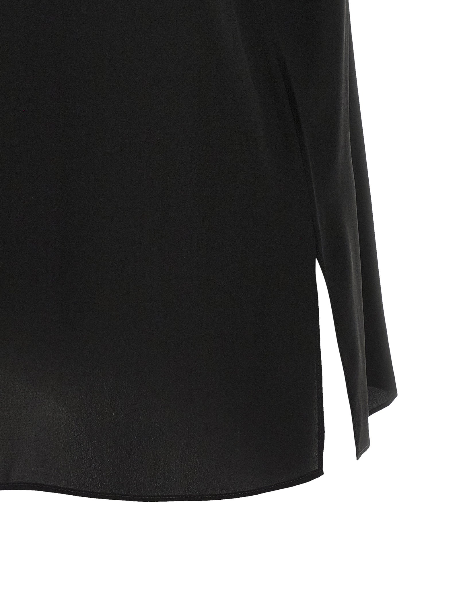Brunello Cucinelli Seidenhemd in Schwarz