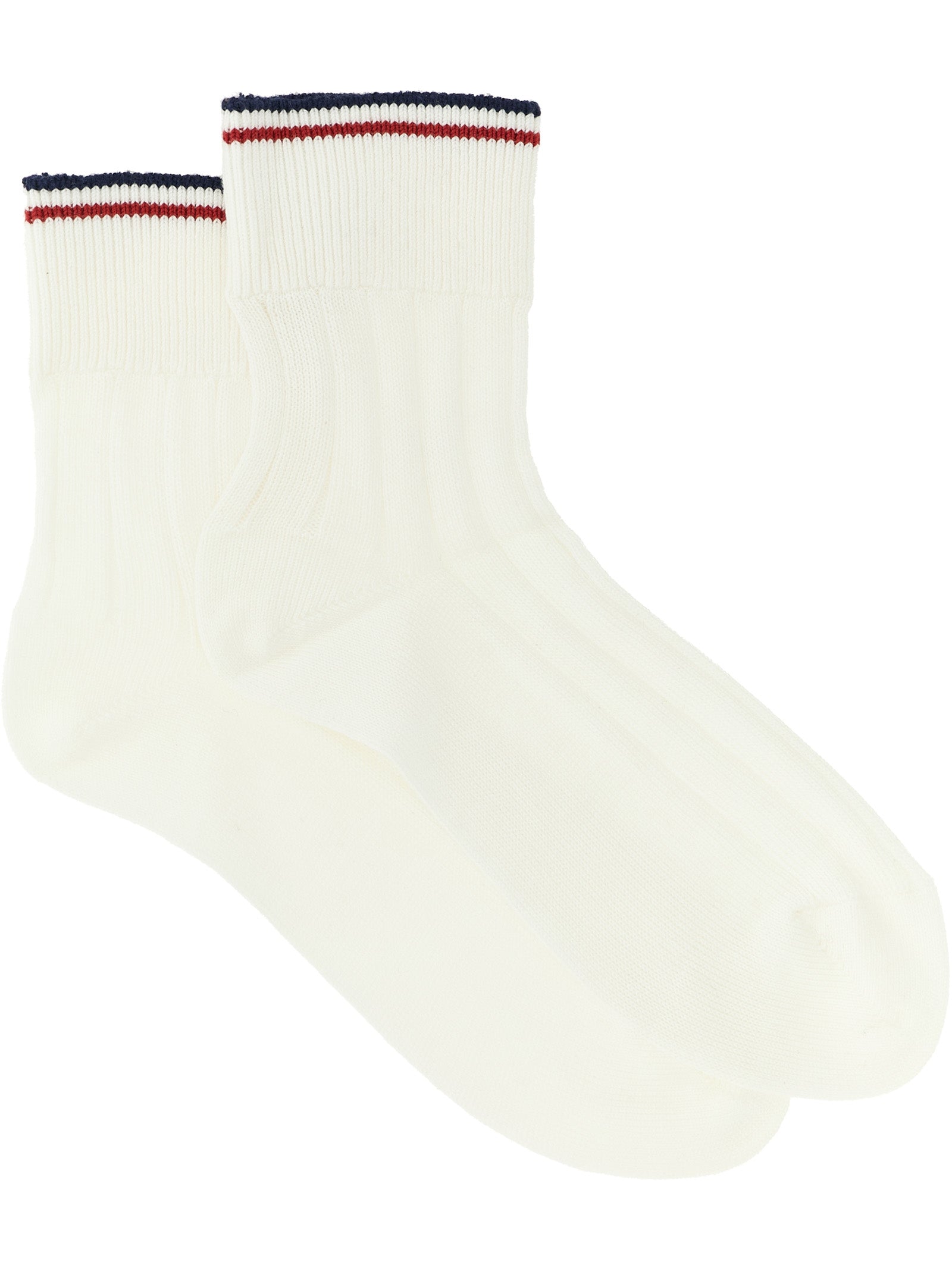 Brunello Cucinelli Weiße Baumwollsocken