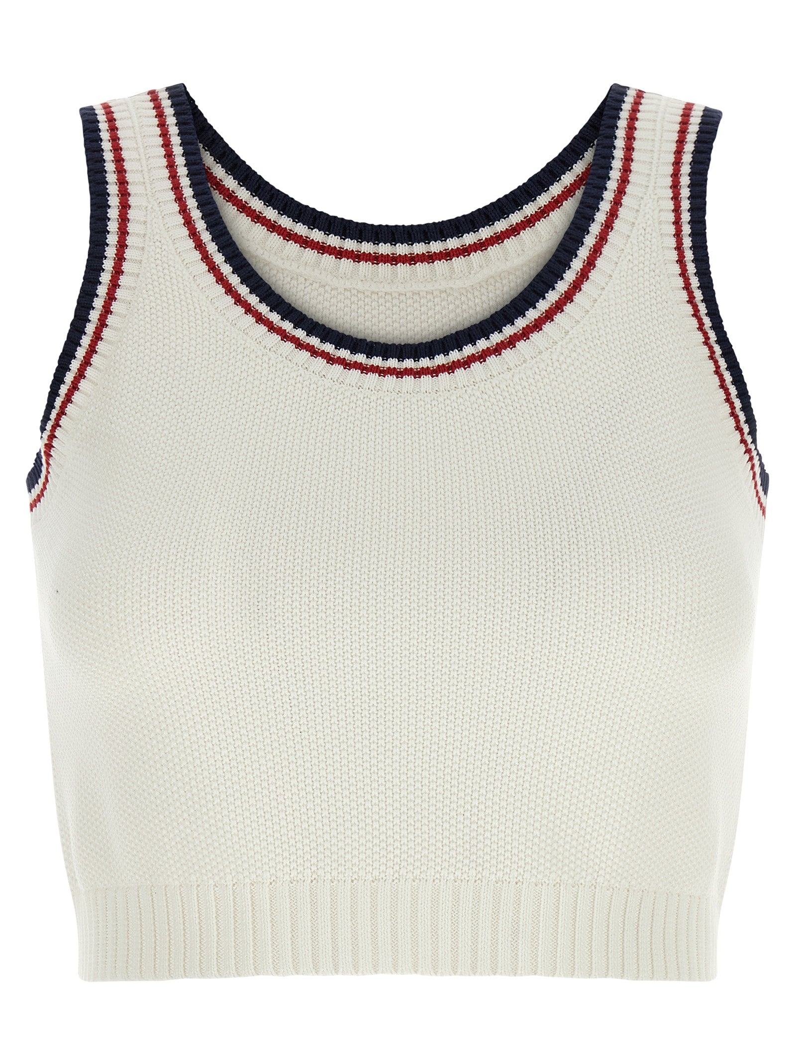 Brunello Cucinelli Weißes Baumwoll-Top