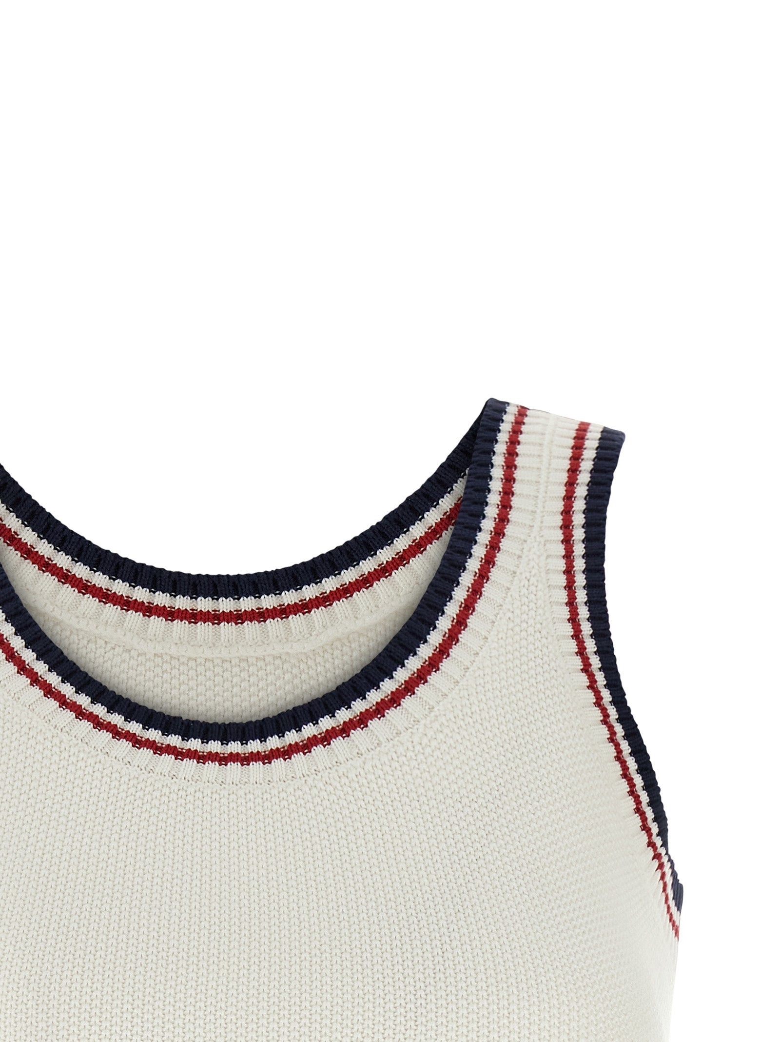 Brunello Cucinelli Weißes Baumwoll-Top