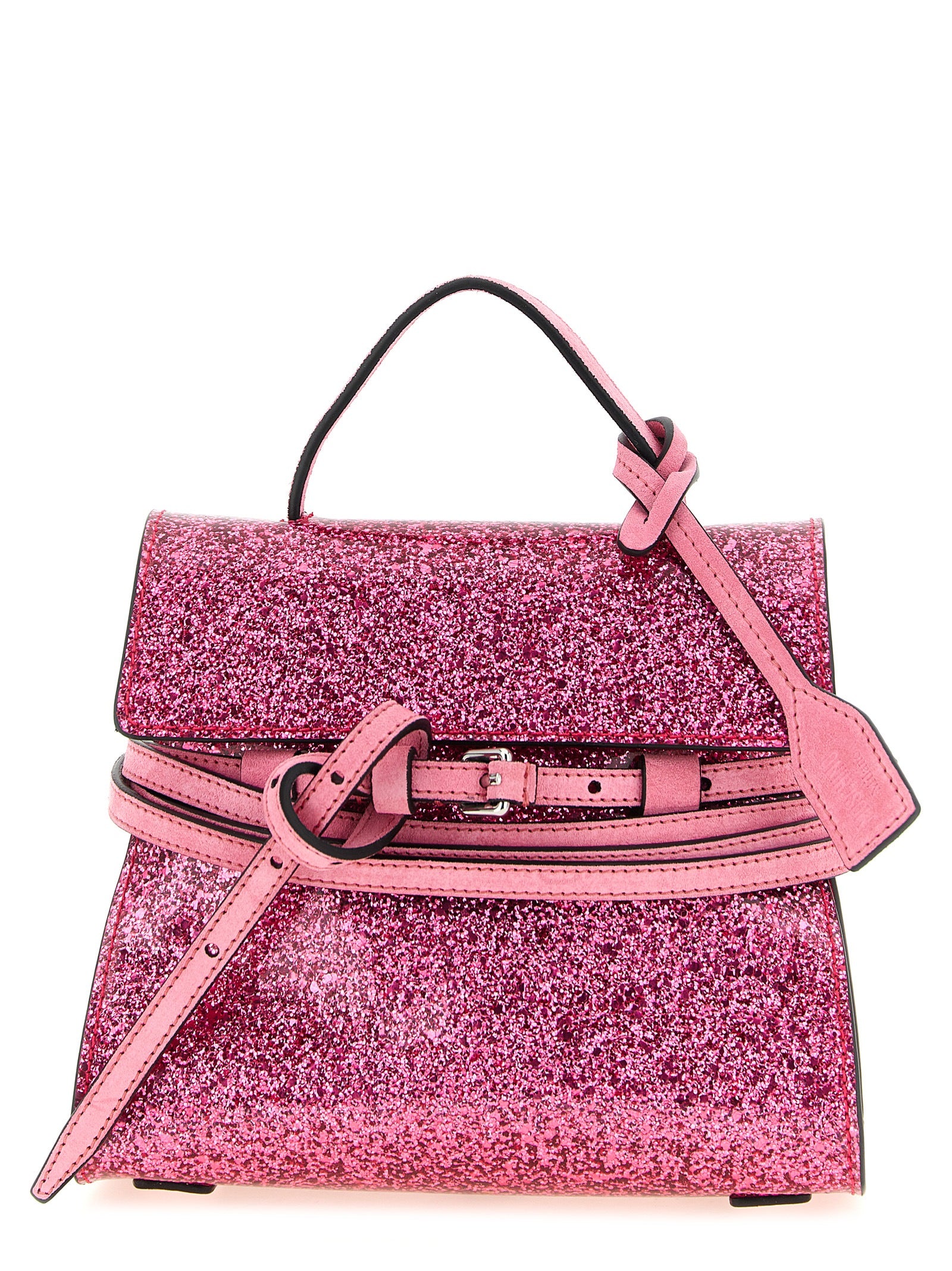 Moschino Multicolor Leder Handtasche