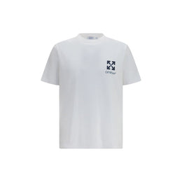 Off-White Weißes Baumwoll-T-Shirt