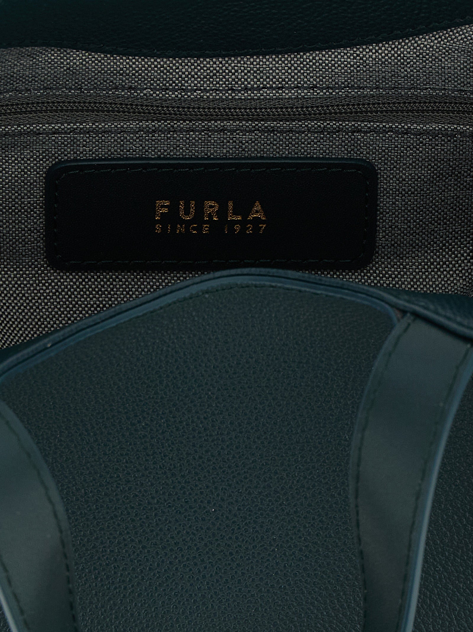 Furla Zweifarbige Kalbsleder-Tote Bag