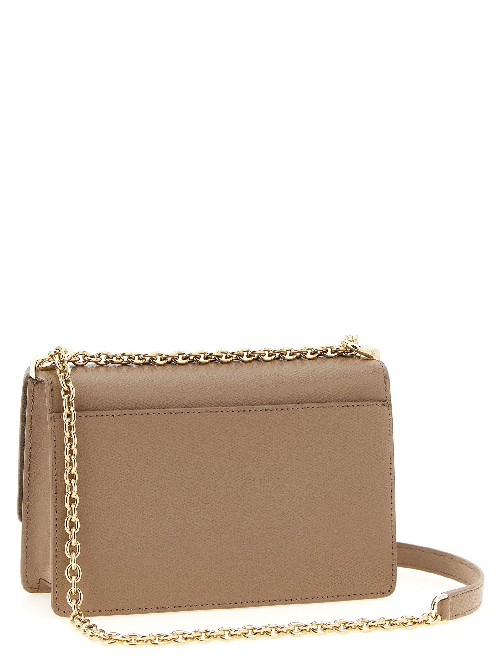 Furla Beige Kalbsleder Umhängetasche