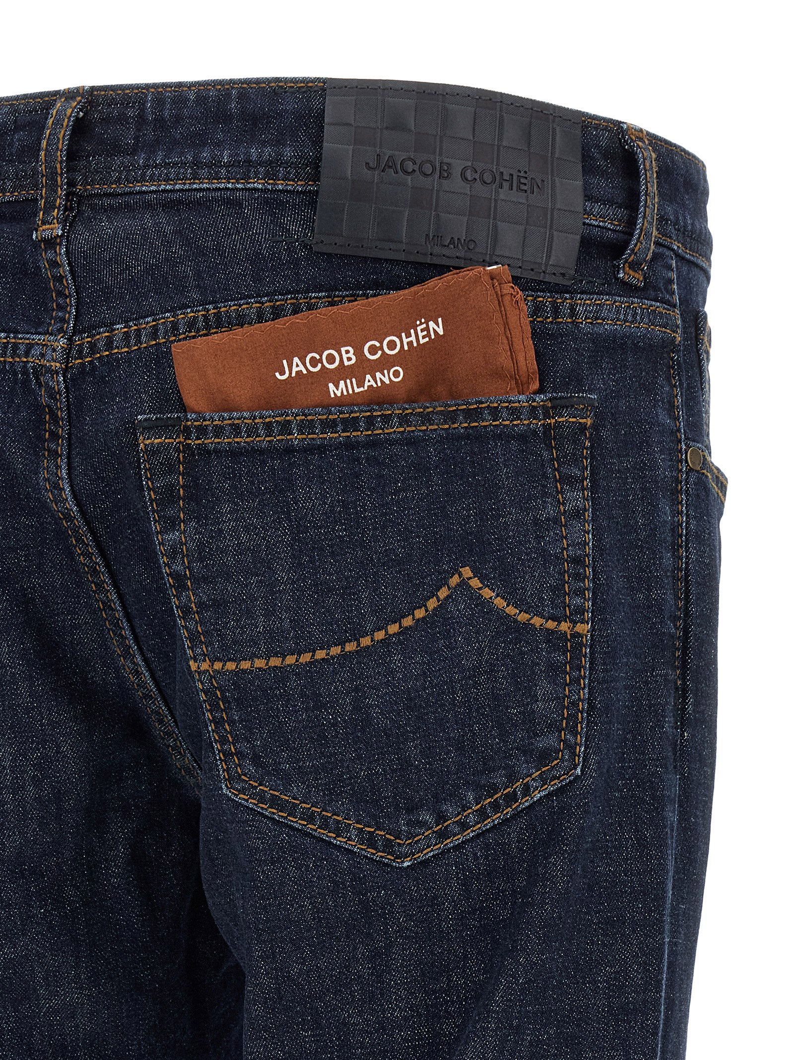 Jacob Cohen Blaue Baumwoll-Jeans im Slim Fit