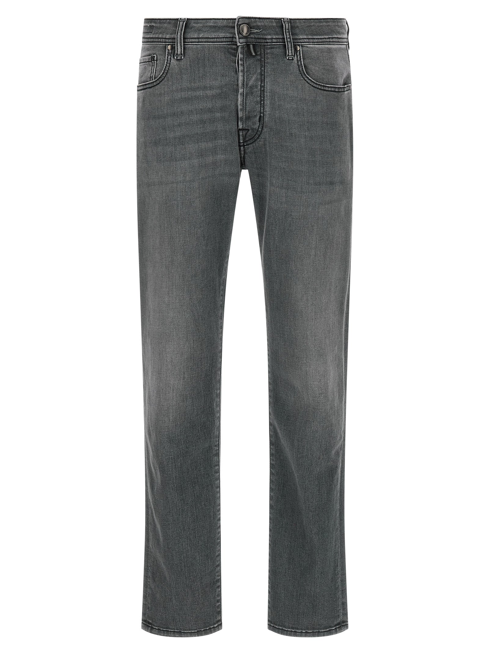 Jacob Cohen Graue Slim Fit Jeans aus Baumwolle
