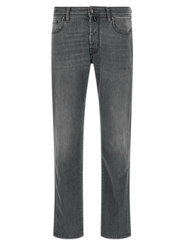 Jacob Cohen Graue Slim Fit Jeans aus Baumwolle