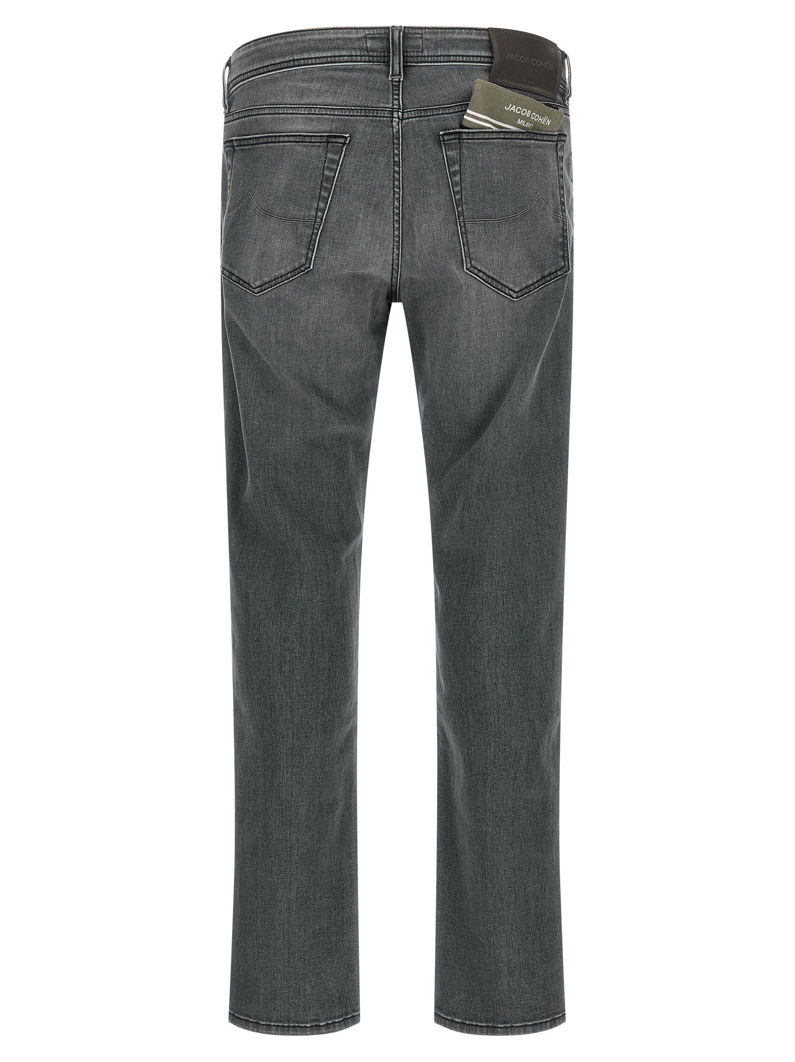 Jacob Cohen Graue Slim Fit Jeans aus Baumwolle