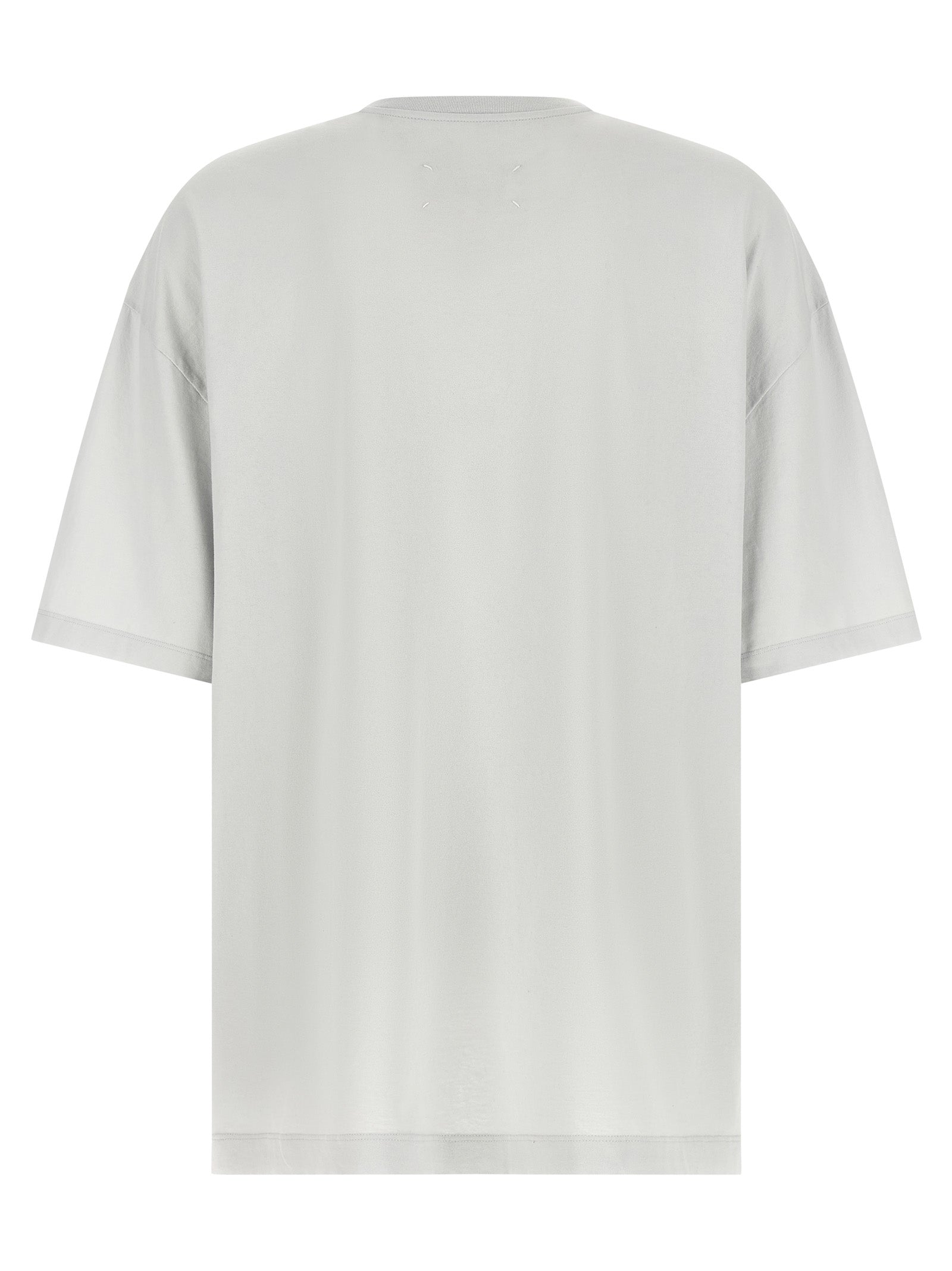 Maison Margiela Graues Baumwoll-T-Shirt